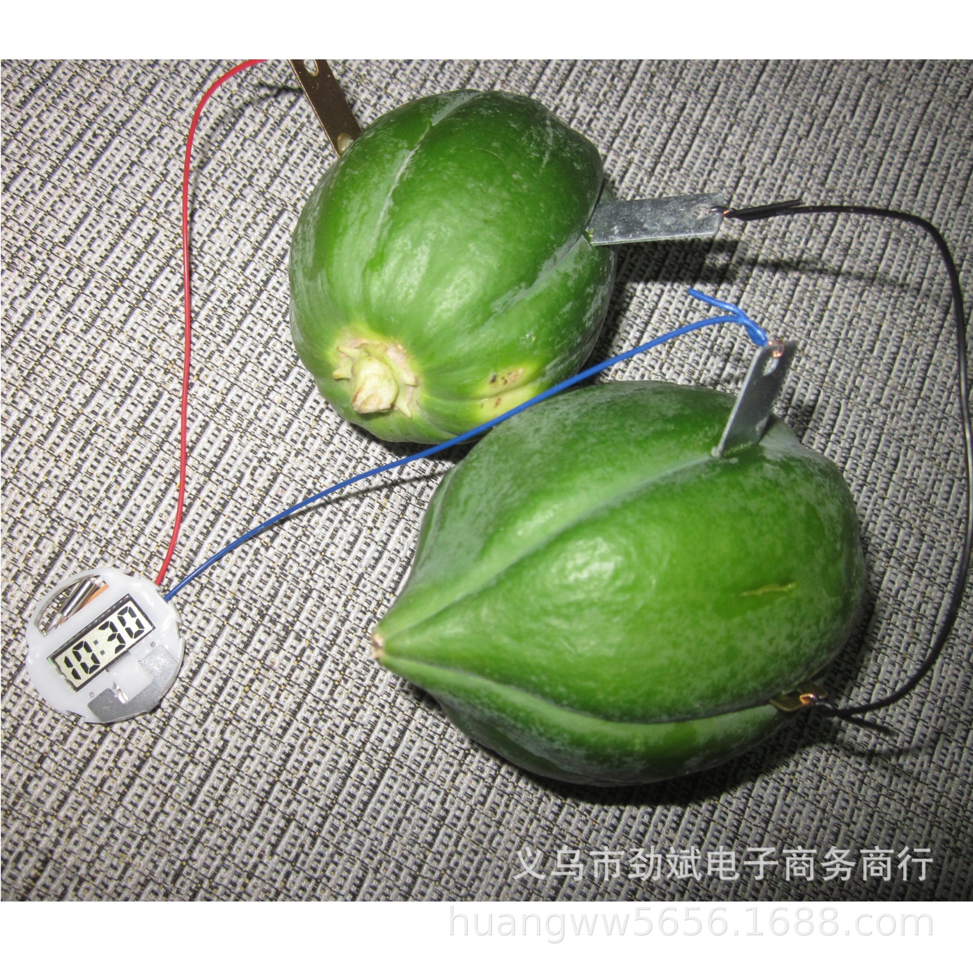 29N Lead Digital Watch Core, Scientific Fruit Power Generation Experiment Watch Core Half Stripping, DIY Technology Small Production Clock