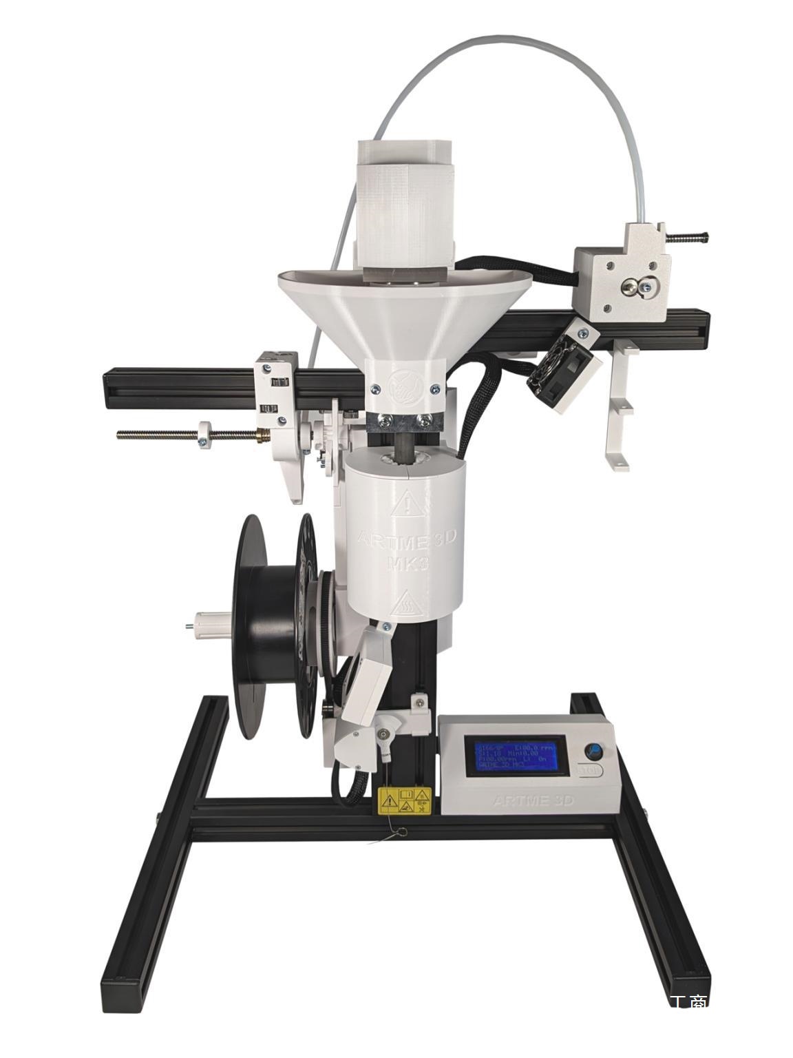 Artme3D Desktop Extruder Drawing Machine 3D Printing Consumables Experimental Machine Model Mk2.5 Default Items Other