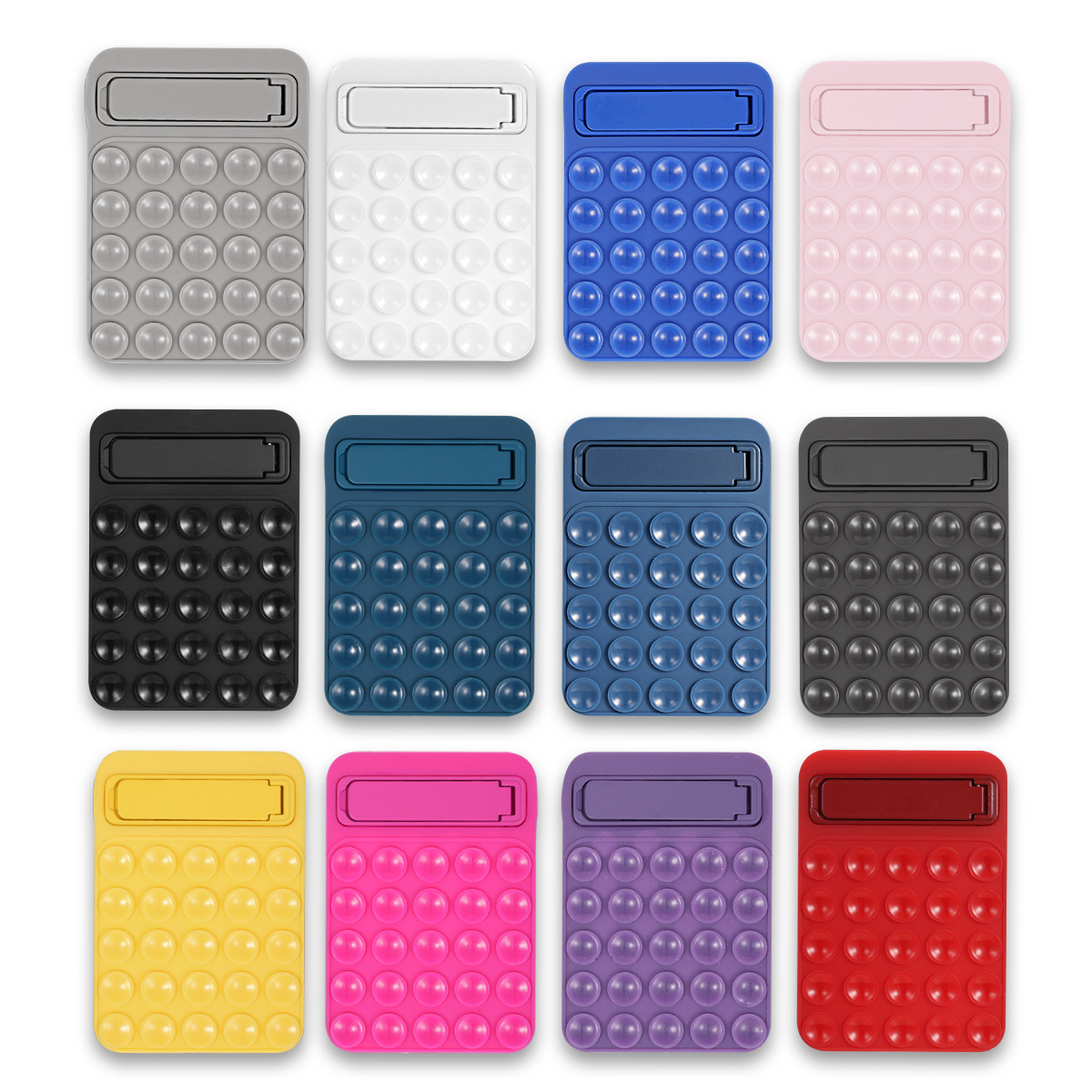 Силиконовый держатель с присоской, многофункциональный задний стикер для мобильного телефона, складной силиконовый держатель, стеклянный самоклеящийся антискользящий настольный держатель