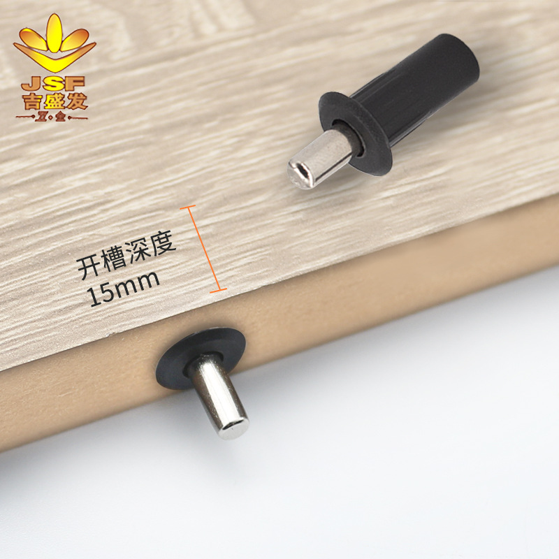 ABS plastic iron core door shaft small furniture door panel hardware connector spring Middle shaft telescopic middle shaft door pin