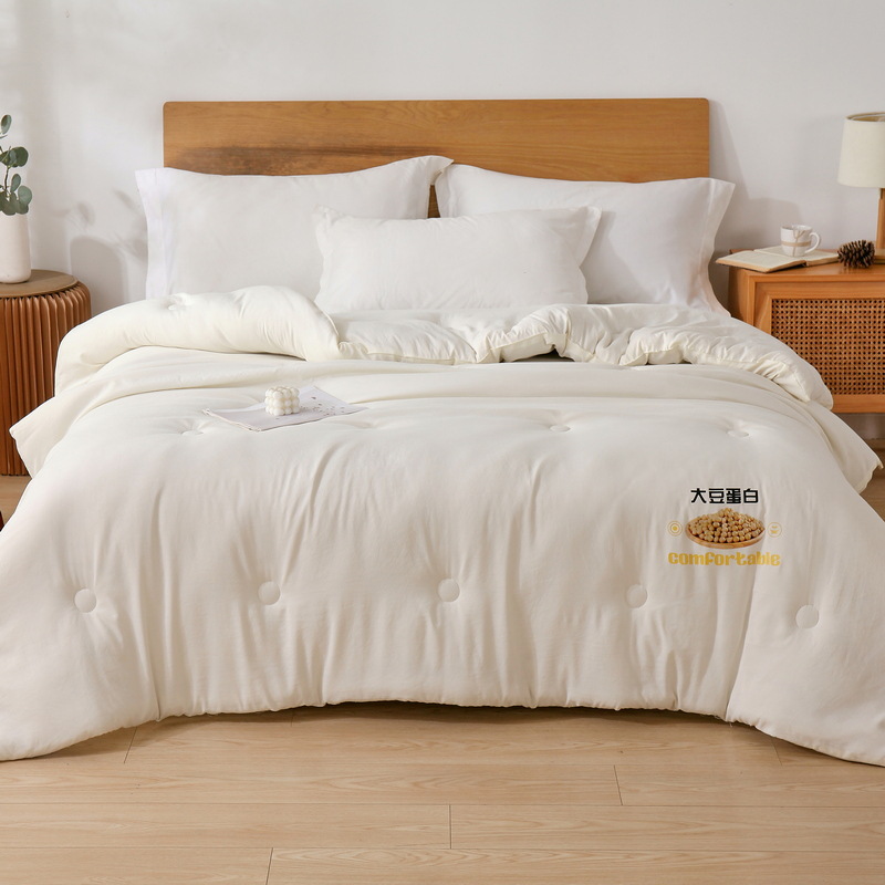 Теплое соевое одеяло для осени и зимы, стирка хлопка, утолщенное, из перьевого велюра, зимнее одеяло, образец обработки и кастомизации