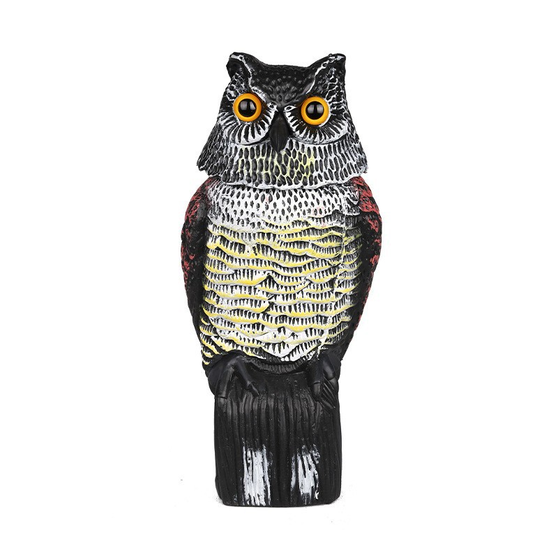 Popular Recommendation: Simulated Cross-Border Shaking Owl Living Room Plastic Crafts Garden Outdoor Bird and Mouse Repellent Ornaments