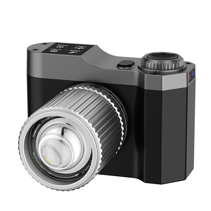 Cross-border outdoor strong light long-range camera lamp lighting head lamp night fishing lamp night running cycling lamp long endurance