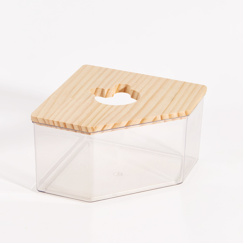 Hamster Bath Room Golden Bear Bathroom Supplies Acrylic Full Transparent Large Toilet Dual-Use Bath Sand Urine Sand Basin