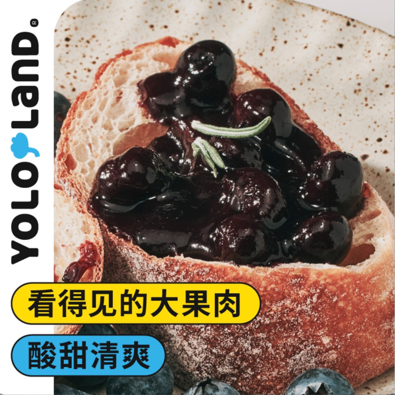 [Youle Island] Blueberry Jam 150G/Bottle Other Anhui Packaging Household Room Temperature