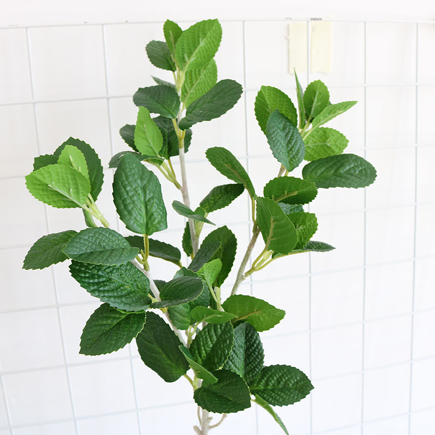 Film Mint Leaves, Simulated Leaves, Simulated Plants, Green Plants, Flower Arrangement Accessories, Simulated Wholesale