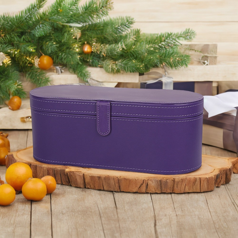 5-in -1 Hot Air Comb Packaging Box Dyson HD03 New Style Hair Dryer Box Leifen Curling Wand PU Leather Storage Box