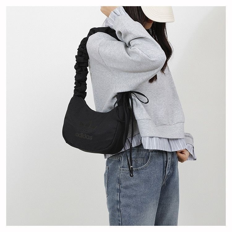 New Three-Stripe Cloud Bag Women's Shoulder Bag Simple and Versatile Large Capacity Fashionable Sports Lightweight Crossbody Bag for Women