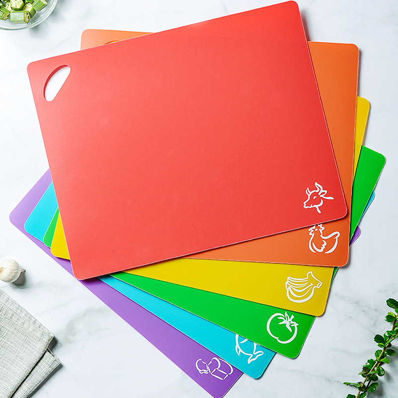 Plastic Pp Cutting Board Set Cutting Board Environmentally Friendly Pp Plastic Classification Cutting Board Polka Dot Non-Slip Classification Cutting Board