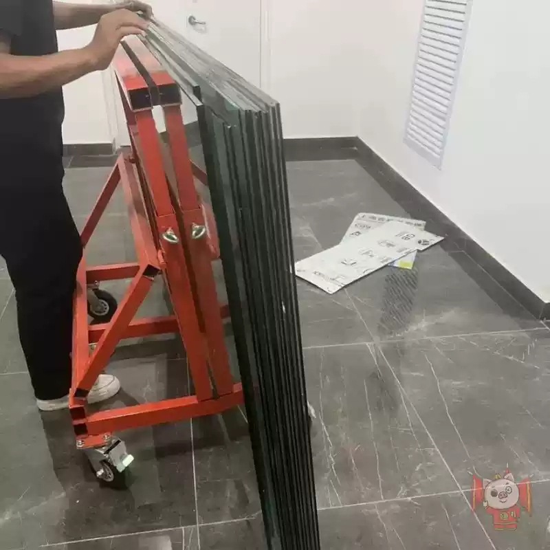 Большая тележка для переворота дверей и окон, гипсовых плит и стекла для транспортировки складных панелей