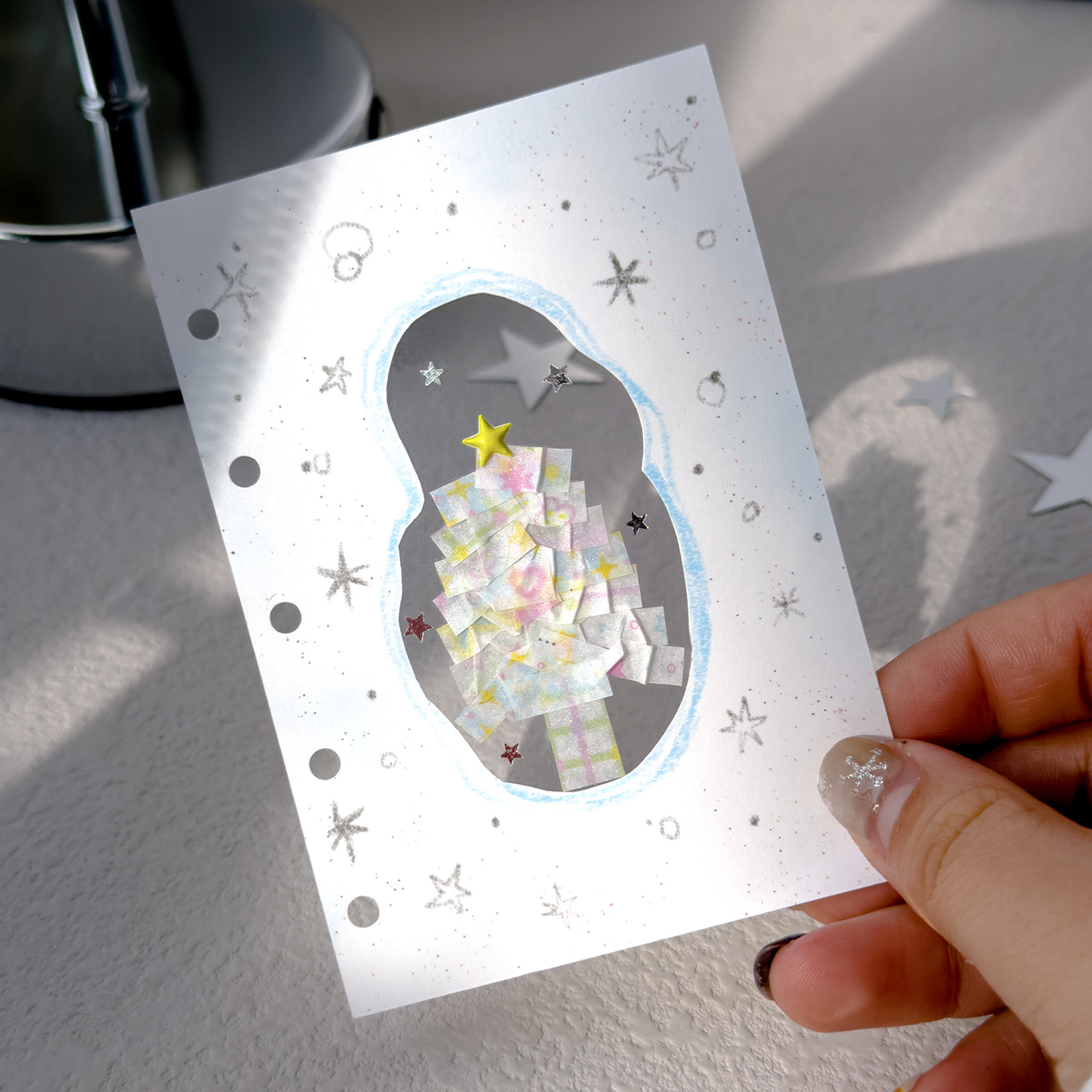 Jilu Agugu Sea Salt Series-M5 Sticky Notes Inner Pages Salt Series Notebook Replacement Inner Pages Message Note Paper