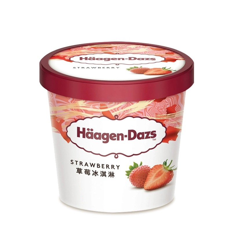 French Haagenida Si Ice Cream Haage Dazs Cookie Vanilla Strawberry Matcha Ice Cream Cup Wholesale