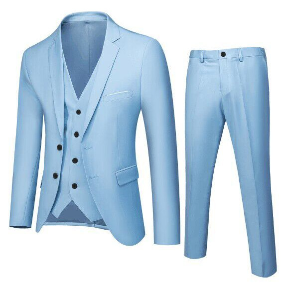 Men's Two-Piece Suit Business Casual Suit Professional Formal Wear Groomsmen Suit Groom Wedding Dress Summer