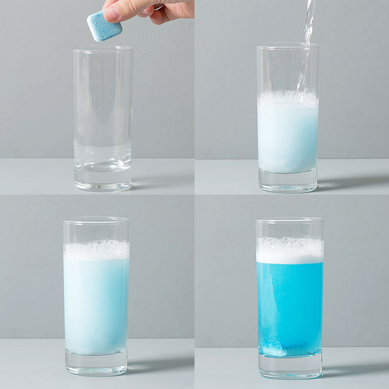 Washing Machine Tank Cleaning Agent, Fully Automatic Drum Washing Machine Cleaning Effervescent Tablets, Descaling and Decontamination, Street Stall Supply