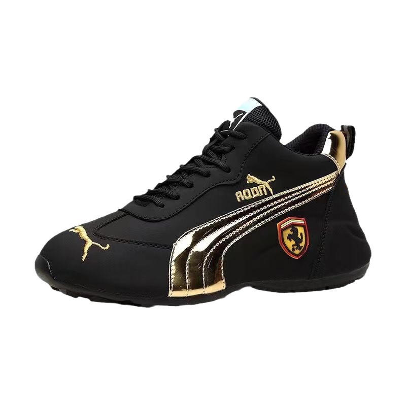 Men's Shoes Spring Soft Sole Ultra Light Men's and Women's Basketball Shoes Casual Shoes Non-slip Soft Sole PU Leather Fashion Trend for Men