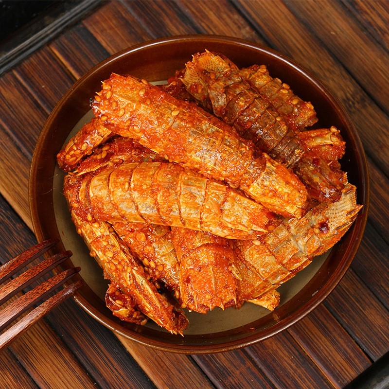 5kg Packs of Spicy Sea Crab, Loach, Sea Shrimp, Pipa Shrimp, Fish Skin, Commercial Internet-Famous Snacks, Seafood Manufacturer