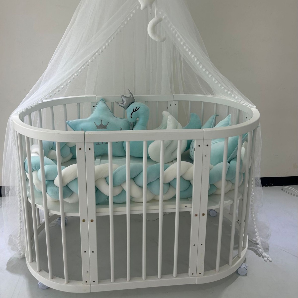 Детская подушка в форме звезды с короной, мягкая и успокаивающая, для декора детской комнаты