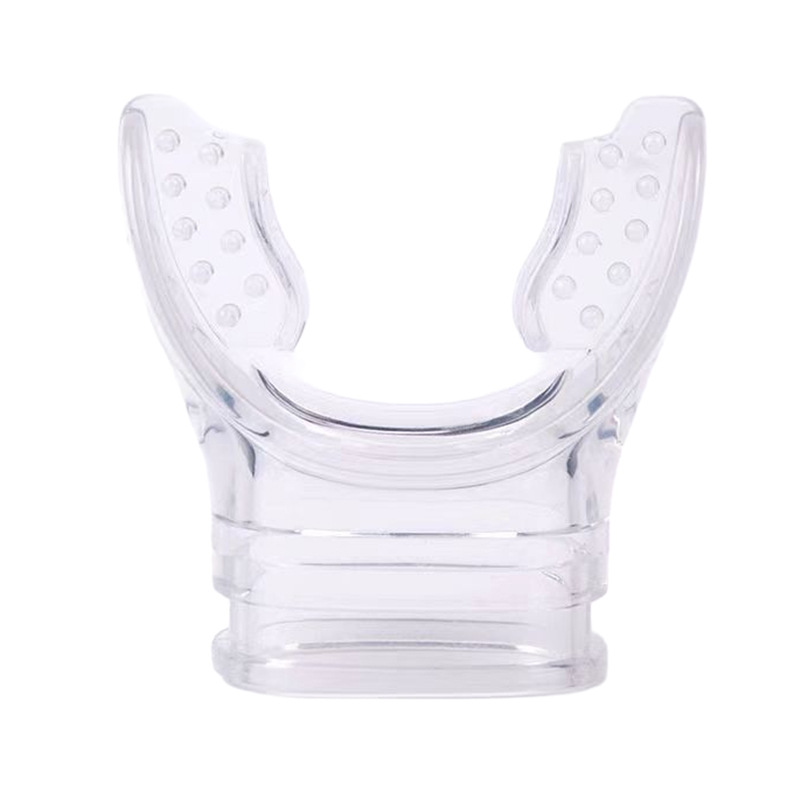 Silicone diving mouthpiece secondary head regulator snorkeling mouthpiece universal caliber dry breathing tube disposable mouthpiece