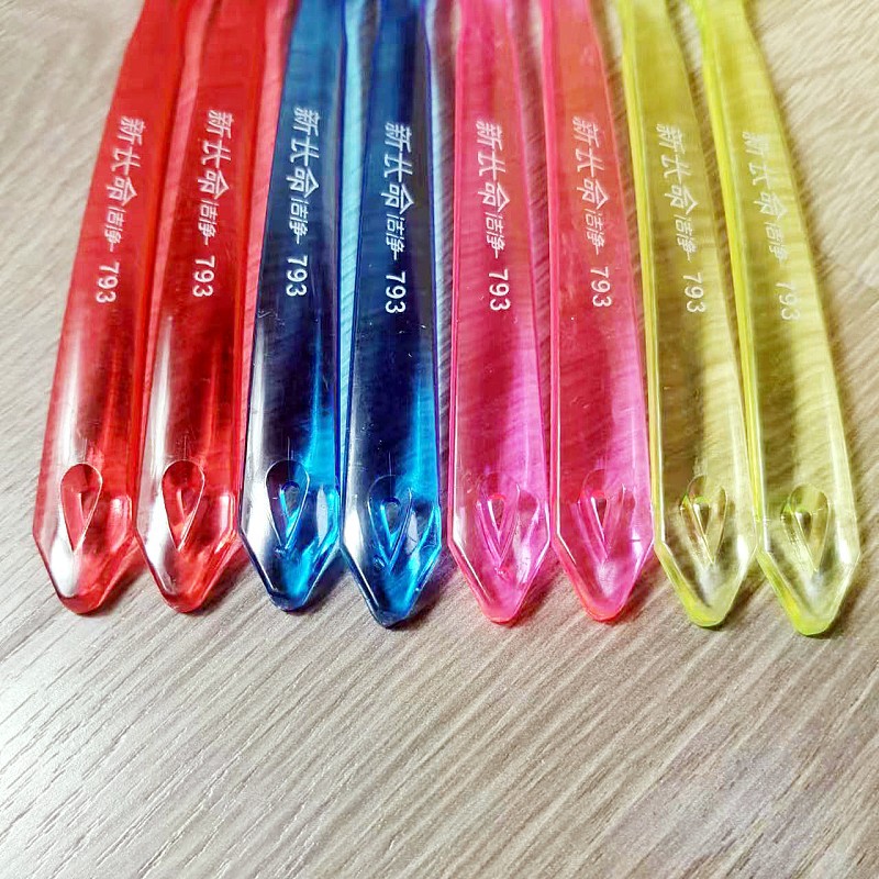 Shanghai new long life clean brand toothbrush 793 extra large head super bristle wide version walnut Wenwan Diamond brush