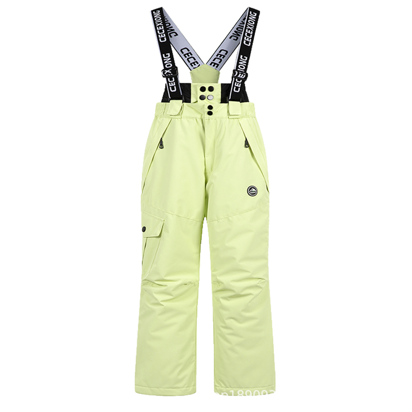Children's Ski Pants for Boys and Girls, Thickeneded, Warm and Waterproof, Single and Double Board Suspenders, Ski Pants, Cotton Pants, Cross-Border