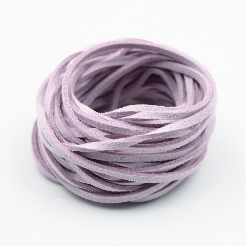 (10м) 3мм корейская бархатная кожаная веревка двусторонняя бархатная DIY ручная плетеная браслет ловец снов