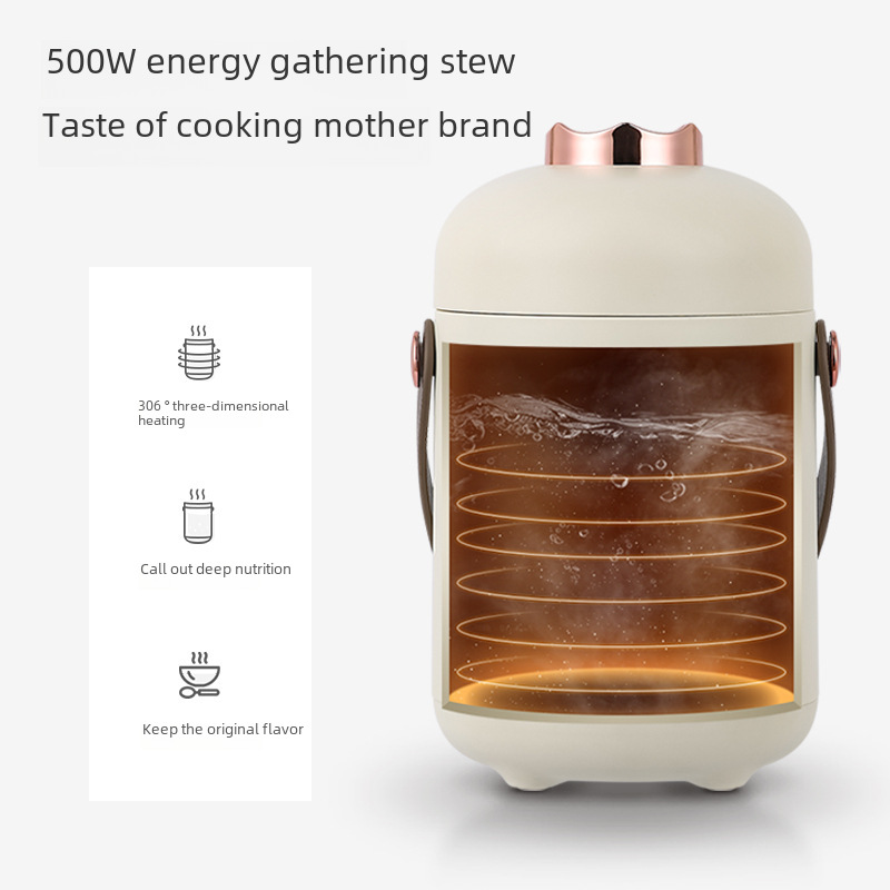 Smart Electric Stew Pot Health Pot Mini Small Health Cup Porridge Cooking Household Multifunctional Portable Soup Stew Cup