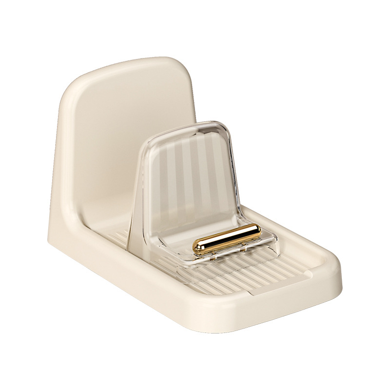 Kitchen storage rack multi-functional plastic water tray pot cover rack soup rack European-style simple storage rack desktop