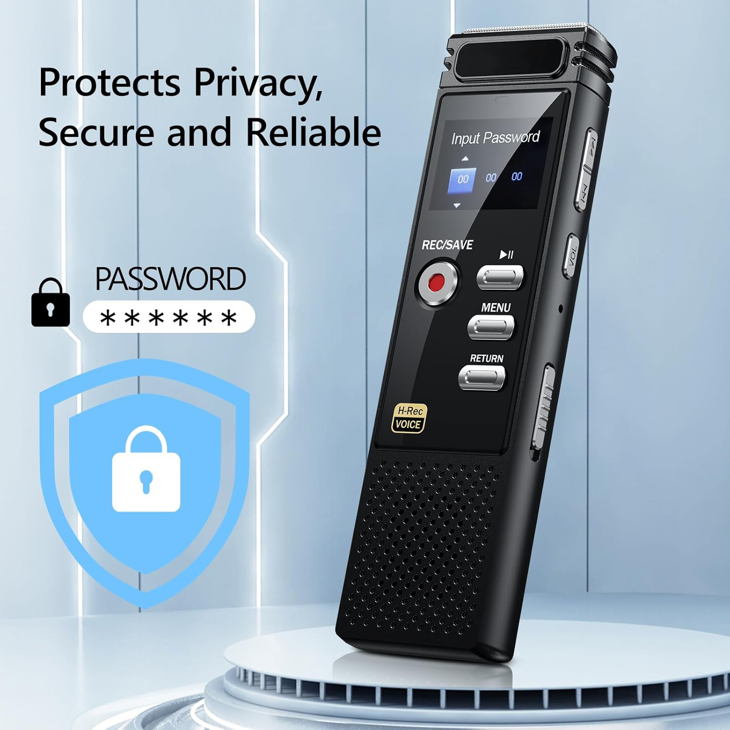 2025 New Cross-Border High-Definition Color Screen Card Recording Pen Machine Manufacturer Noise Reduction Voice Control Class Professional Meeting Portable