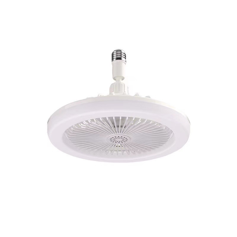 Screw Fan Lamp E27 Integrated Remote Control Kitchen Energy-Saving Room Led Bedroom Ceiling Lamp Household Fan Lamp