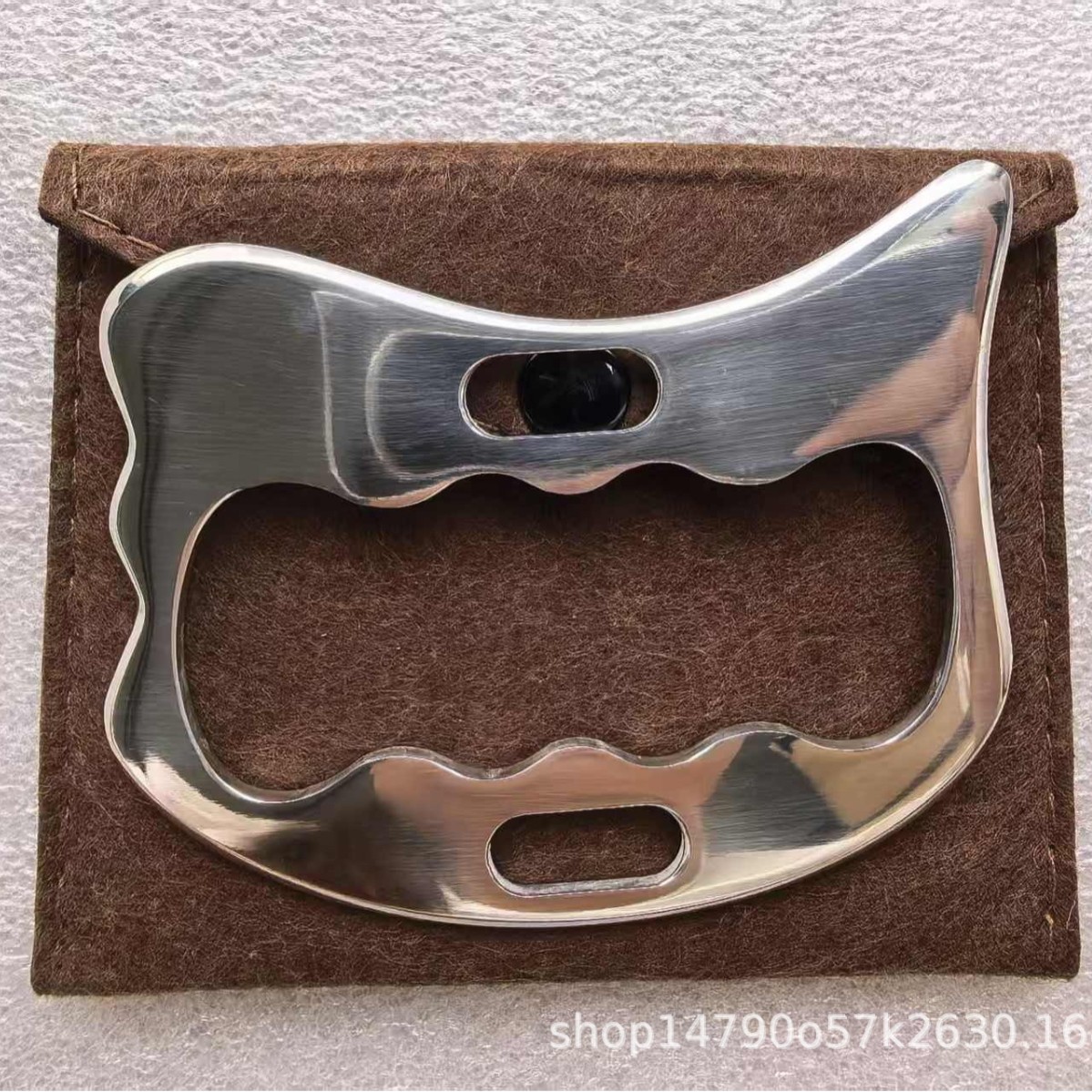 304 stainless steel fascia knife scraping board cross-border hot beauty body universal metal plucking body massage board