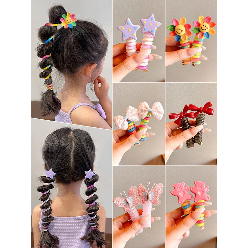 Резинка для волос для девочек, маленькая звезда, пузырьковая коса, новый инструмент для плетения 2025
