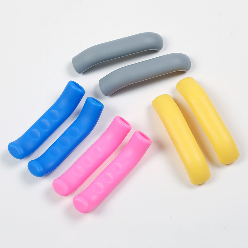 Mountain bike anti-slip silicone brake handle protection Road cover folding brake handle protective cover riding accessories pair