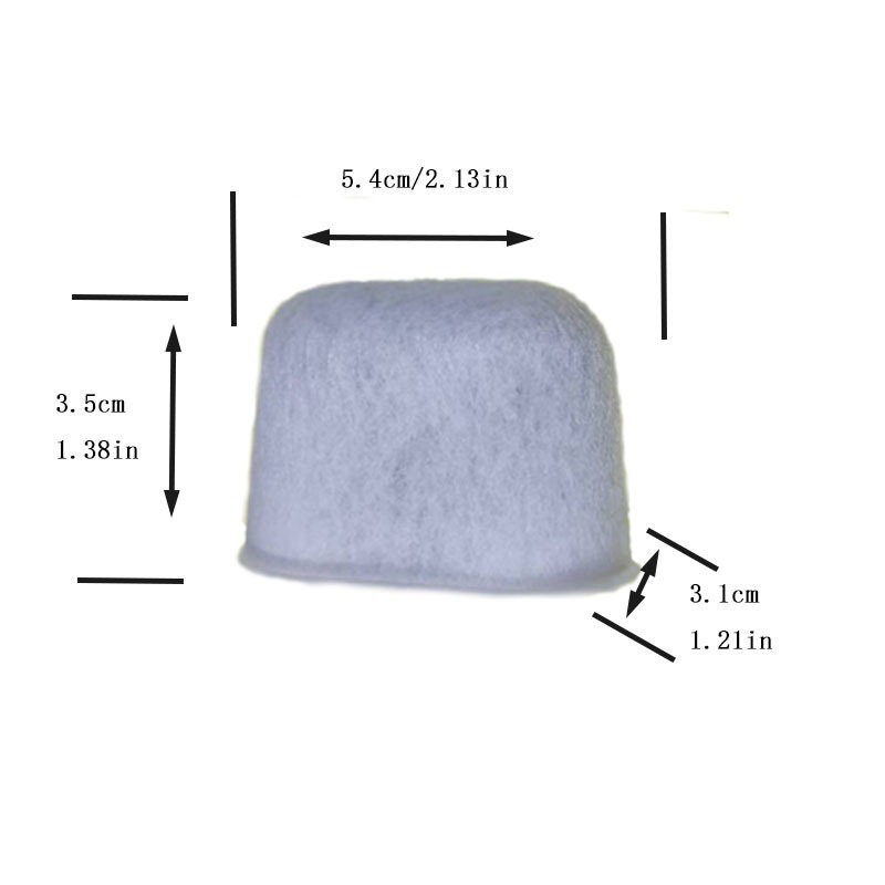 Coffee Machine Filter Element Adapted to Ninja Platinum Breville and Kakig Filter Cotton Activated Carbon Filter