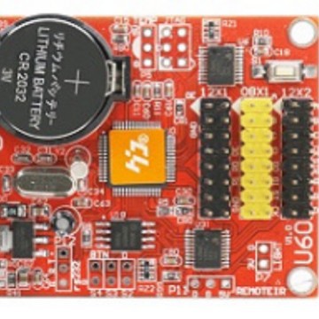 Gray HD-U60 single red single white single green LED electronic display control card controller word changing software U Disk Card