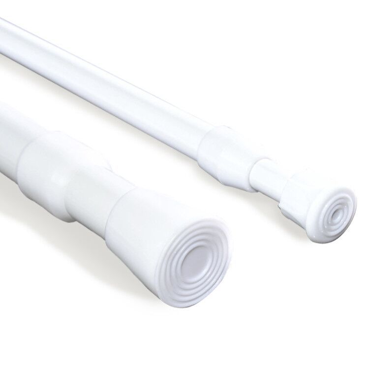 Punch-free telescopic rod curtain curtain rod kitchen partition Rod wardrobe telescopic shower curtain rod clothes hanging rod wholesale