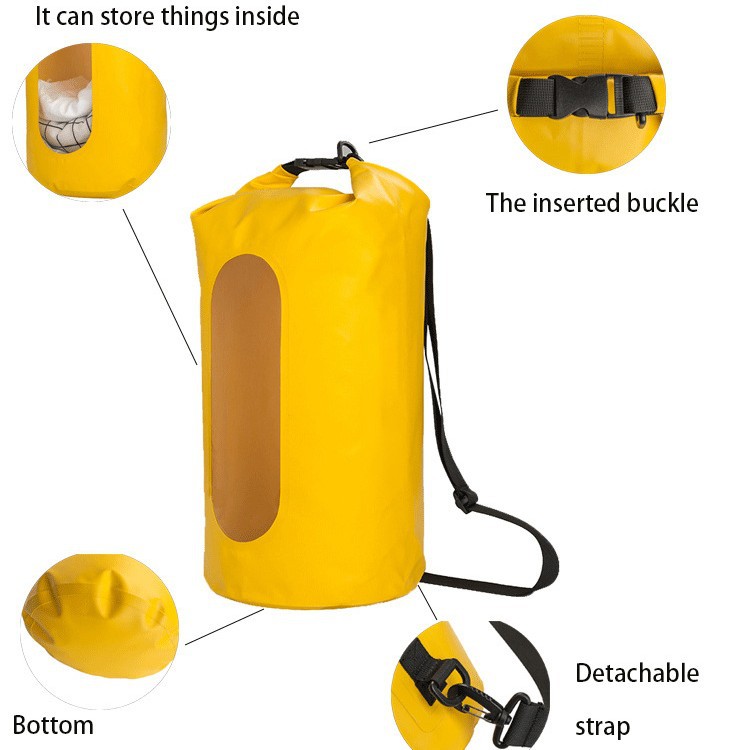 Рюкзак с прозрачным окном водонепроницаемый для кемпинга и альпинизма