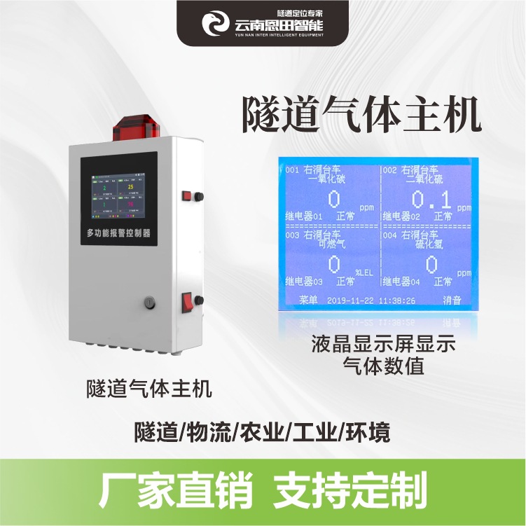 Tunnel Construction All-In-One Toxic Gas Detection Carbon Monoxide Oxygen Concentration Detection Alarm High-Precision Detection