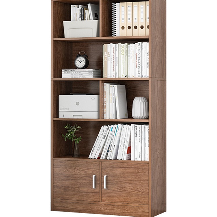 Simple Bookshelf Floor Living Room Storage Rack Household Bedroom Storage Cabinet Multi-function Cabinet Office Bookcase