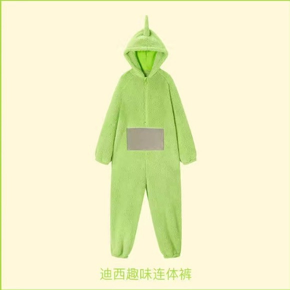 Autumn and Winter Cute Antenna Baby Tintin Cartoon Animation Siaman Pajamas Cotton Velvet Thickened Men's and Women's Couple Home Clothes