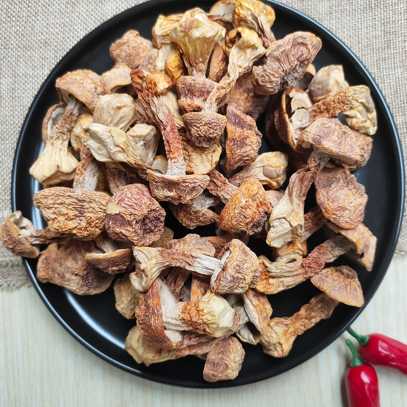 [Net Weight No Tray] Yunnan Agaricus Blazei Mushroom New Wholesale Matsutake Dry Goods Smoked Sulfur Brazilian Mushroom Soup Delivery