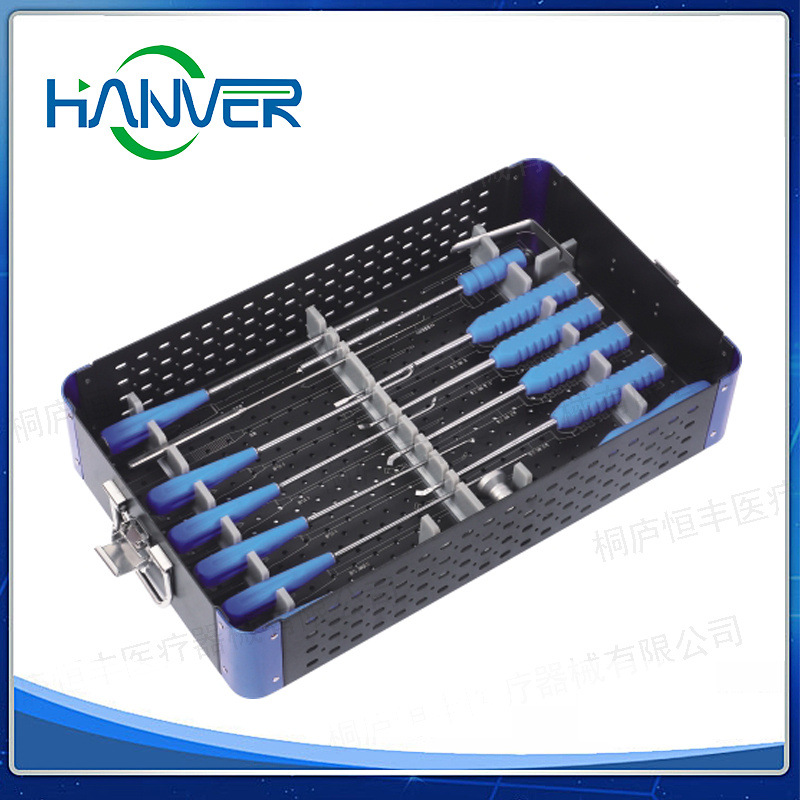 Orthopedic Instruments Ube Single Side Double Channel Endoscope Complete Set Surgical Instruments Double Channel Membrane Peeling Ion 5-15 Degree