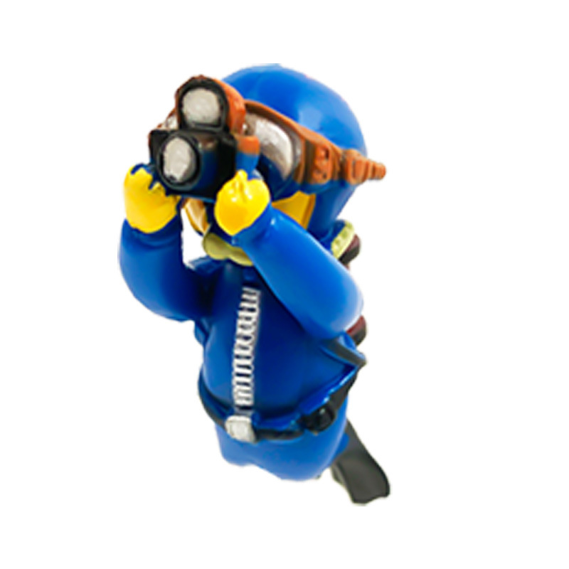 Explosive Blue Fat Diver Aquarium Pendant Fish Tank Landscape Decoration Decorations Floating Submerged in stock