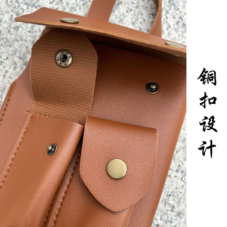 Shell Holster Stage Performance Props Wang Ba Box Anti-War Supplies Performance Props Pistol Leather Holster