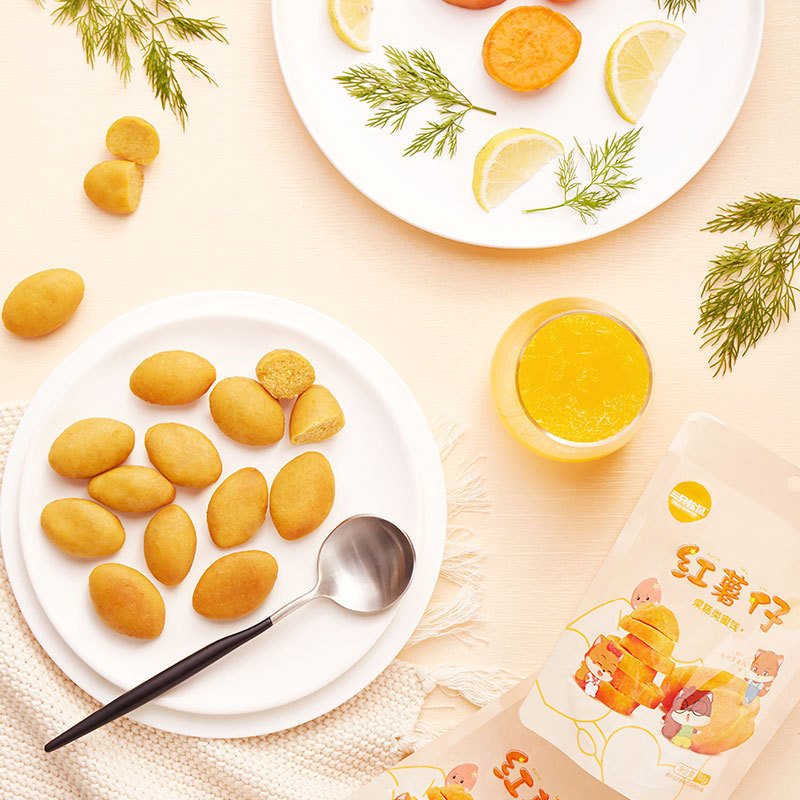 Three Squirrels Purple Sweet Potato 100g Snacks Specialty Purple Sweet Potato Dried Sweet Potato Dried Sweet Potato Healthy Coarse Grain