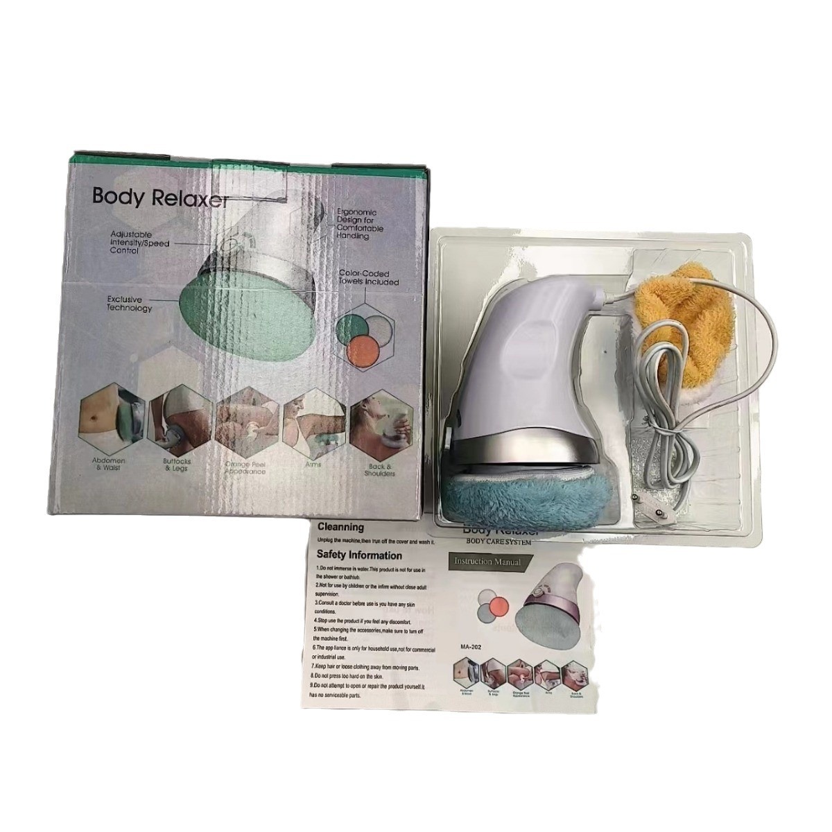 Cross-border new multi-functional fat pushing massager hand-held whole body massager beauty massager cloth cover fat pushing machine