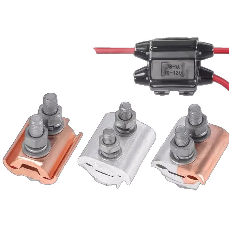 Copper-Aluminum Parallel Groove Cable Clamp Aluminum Terminal Branch Special-Shaped Cable Connector Transition Connection Thickened