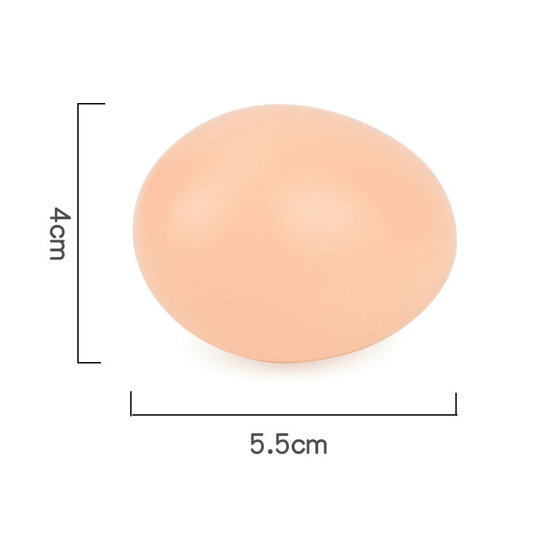 Wholesale Simulated Plastic Painted Eggs DIY Toys Fake Eggs Painted Graffiti Pressure-Resistant Simulated Eggs Breakfast Eggs