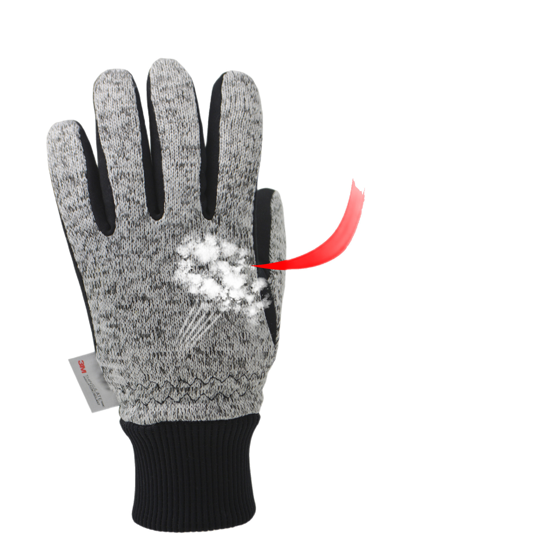 Winter warm cold-resistant-20 Outdoor Sports men's and women's new touch screen full-length finger riding gloves