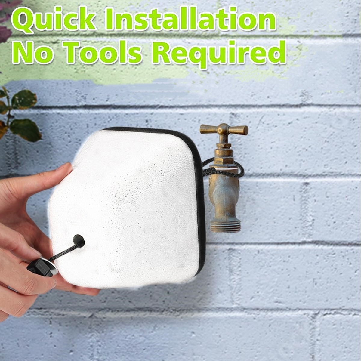 Amazon Outdoor Winter Foam Faucet Antifreeze Protective Cover Anti-icing Thermal Insulation Maintenance Tube Protective Cover Warm