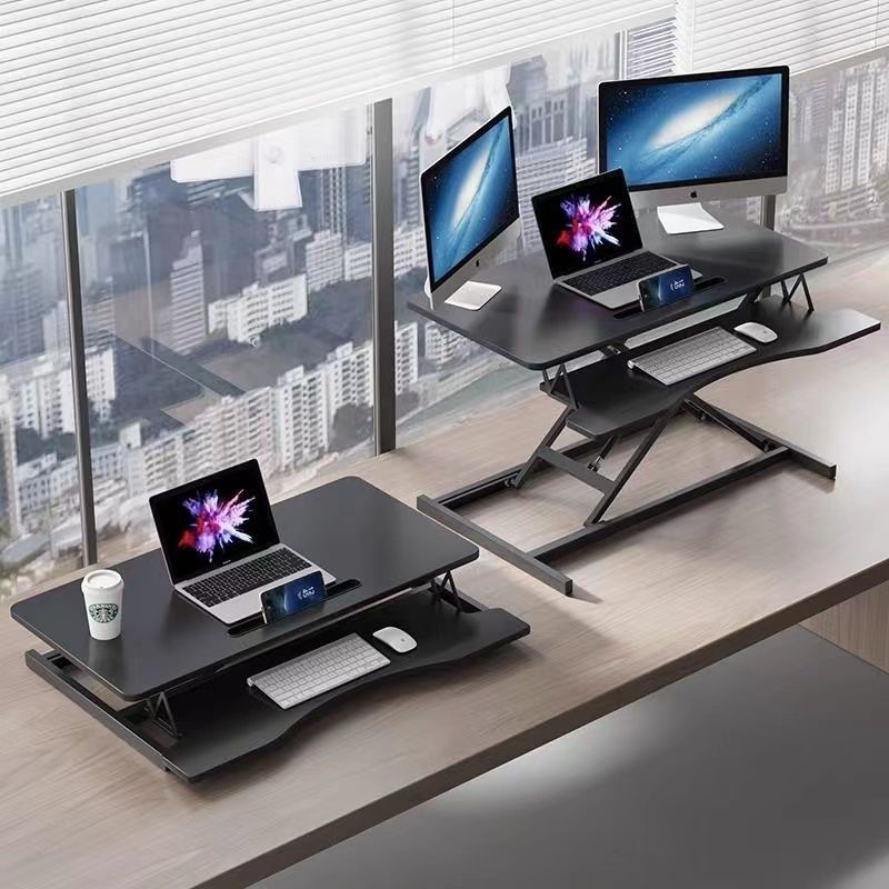 Standing Laptop Stand Desktop Folding Computer Desk Lift Table Adjustable Desktop Elevator Stand